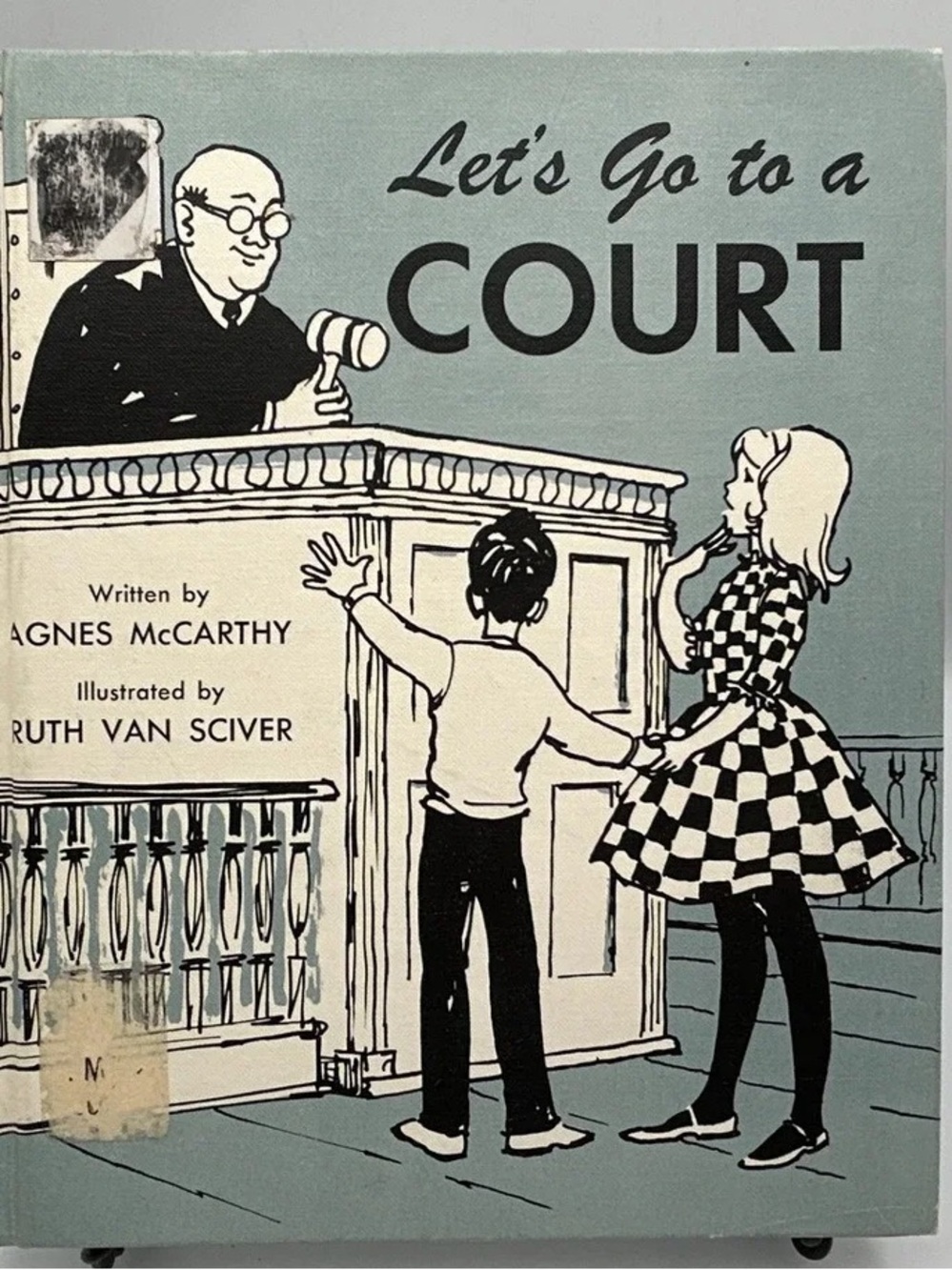 Let’s Go to a Court Wall Art Print - Teal, Black & White